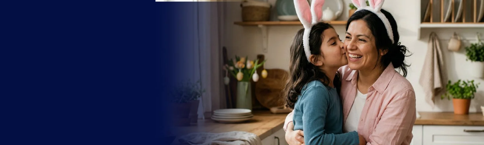 Padre cuidando a su bebe